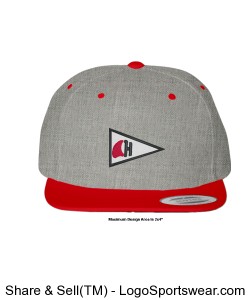 Gray/Red Cap Design Zoom