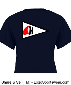 Ladies Performance T Shirt HSA-1 Logo on back Design Zoom